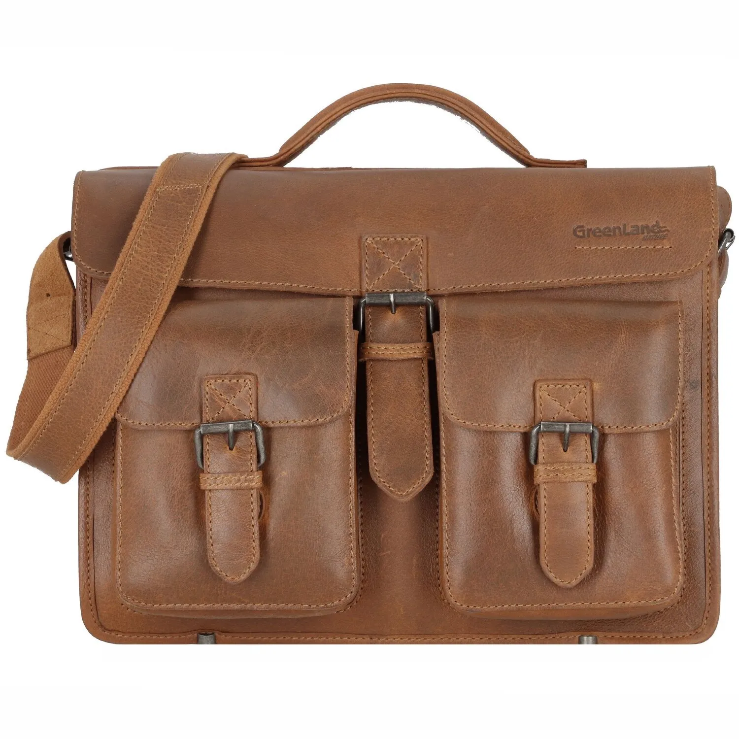 Greenland Nature Natura Cartella in pelle 40 cm