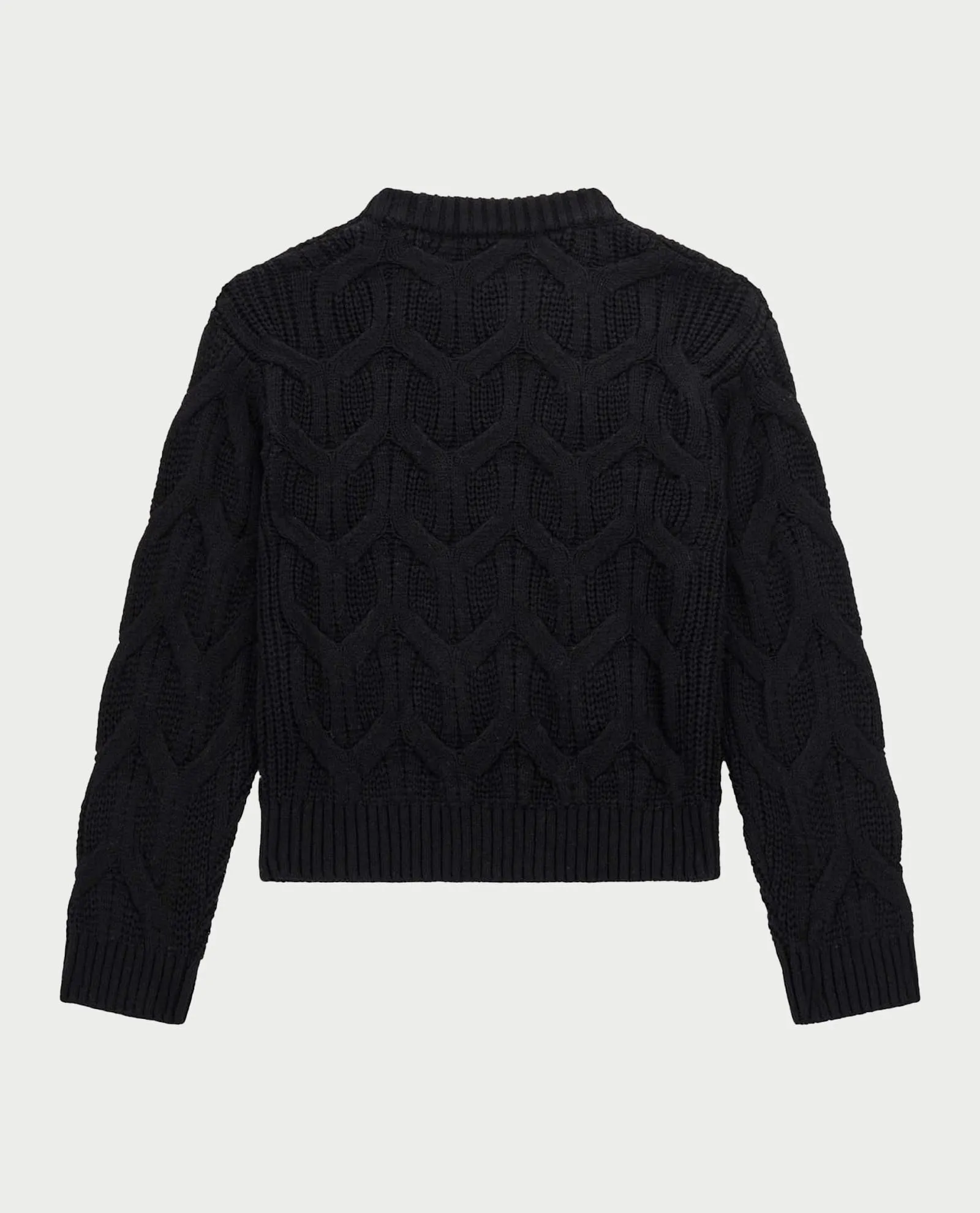 GUESS      Maglione bambina Guess con intrecci e bottoni