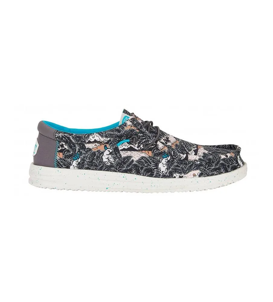 Hey Dude Wally H2O Tropical 40702 Black Tropical