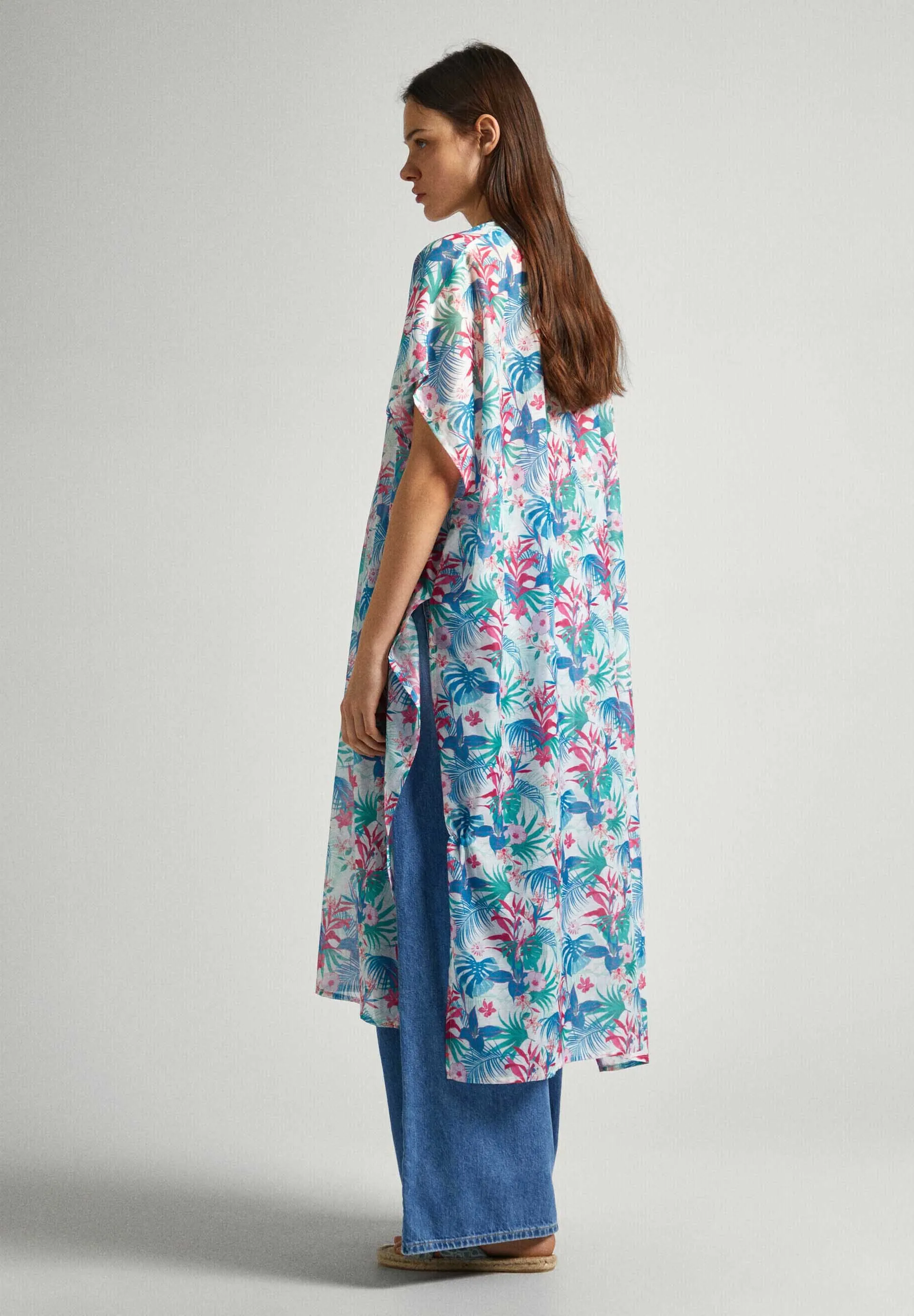 HIBISCUS KAFTAN - Cardigan