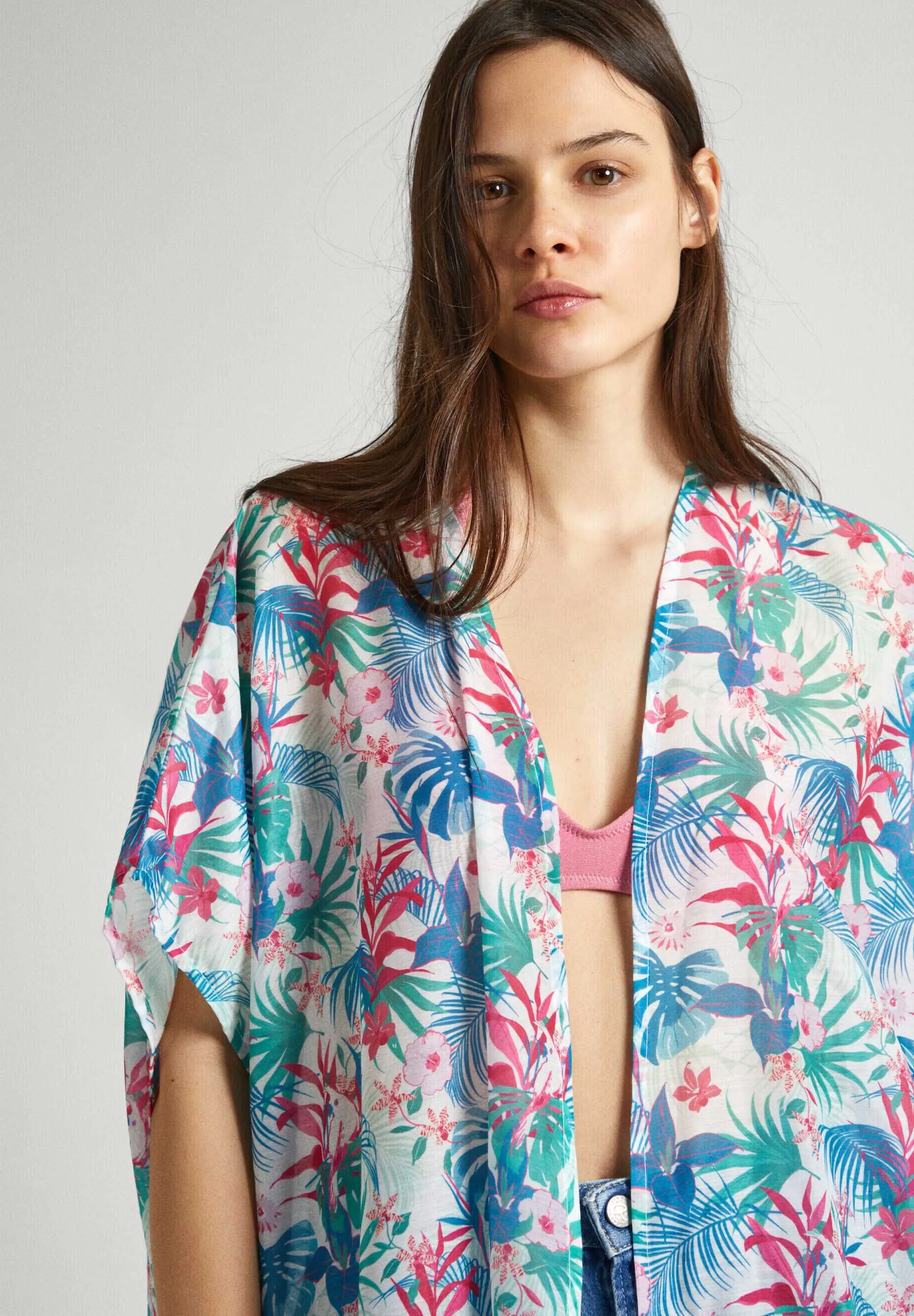 HIBISCUS KAFTAN - Cardigan