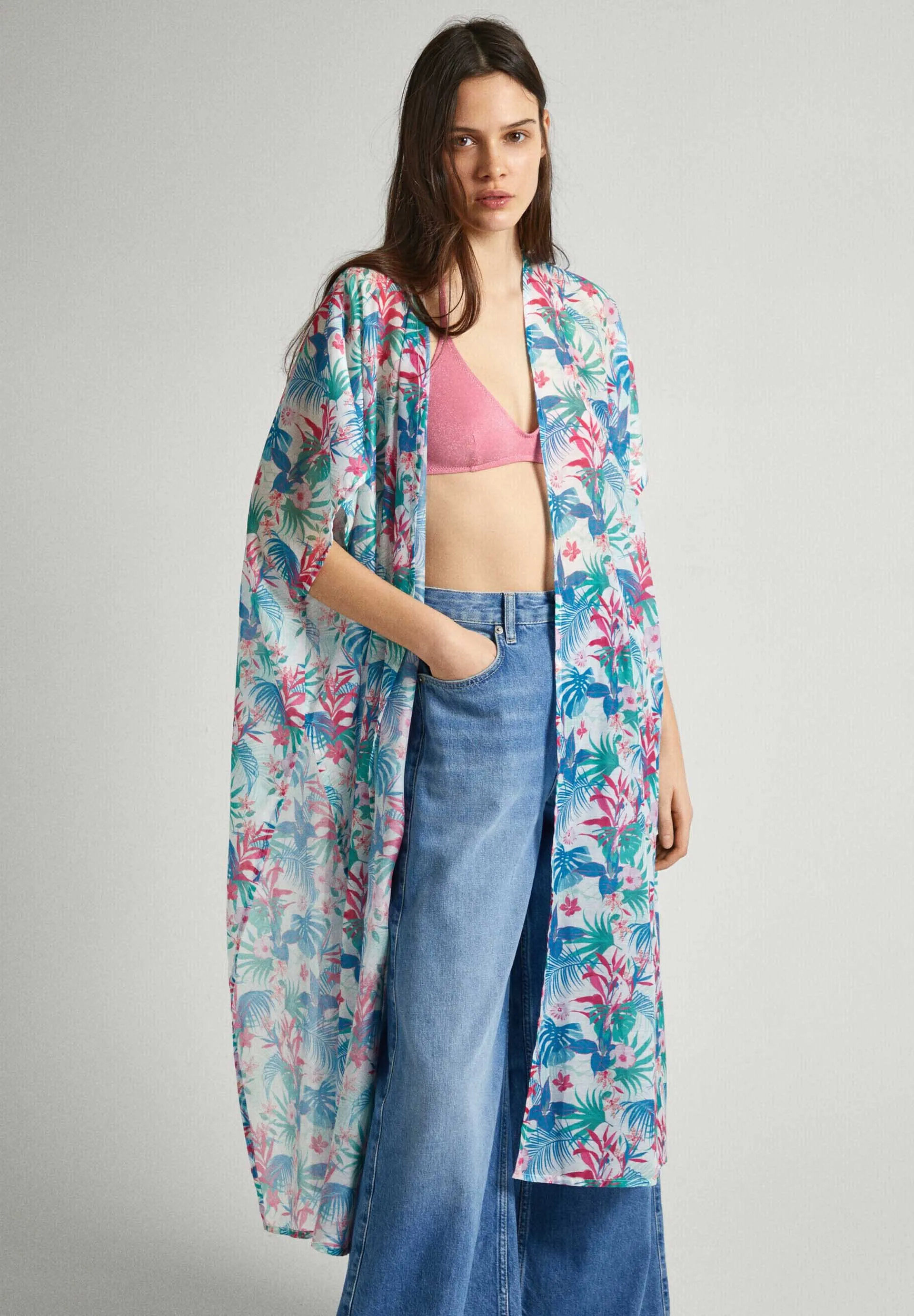 HIBISCUS KAFTAN - Cardigan