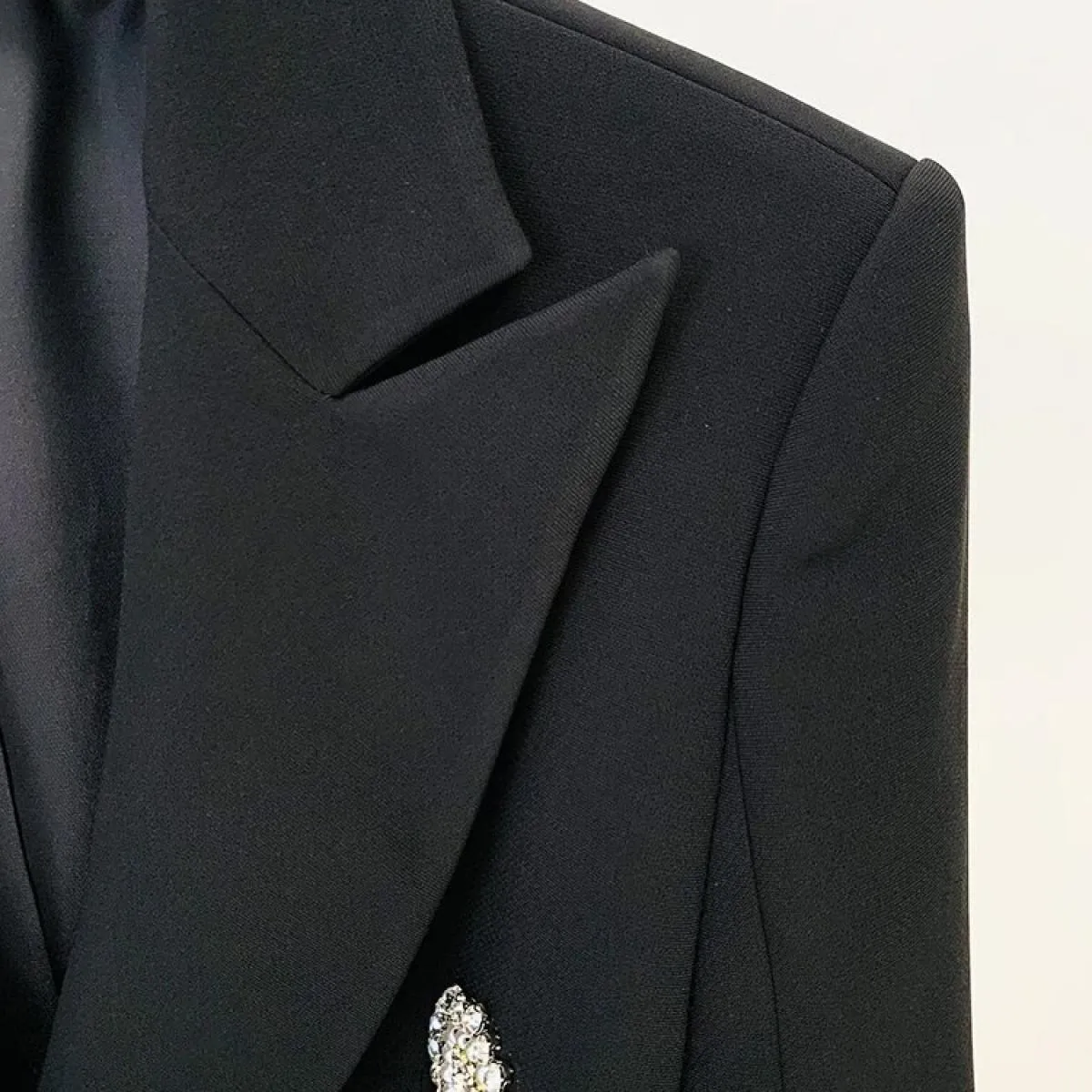 High Street Newest Fashion 2023 Runway Designer Jacket Giacca da donna con strass in cristallo e diamanti con perline