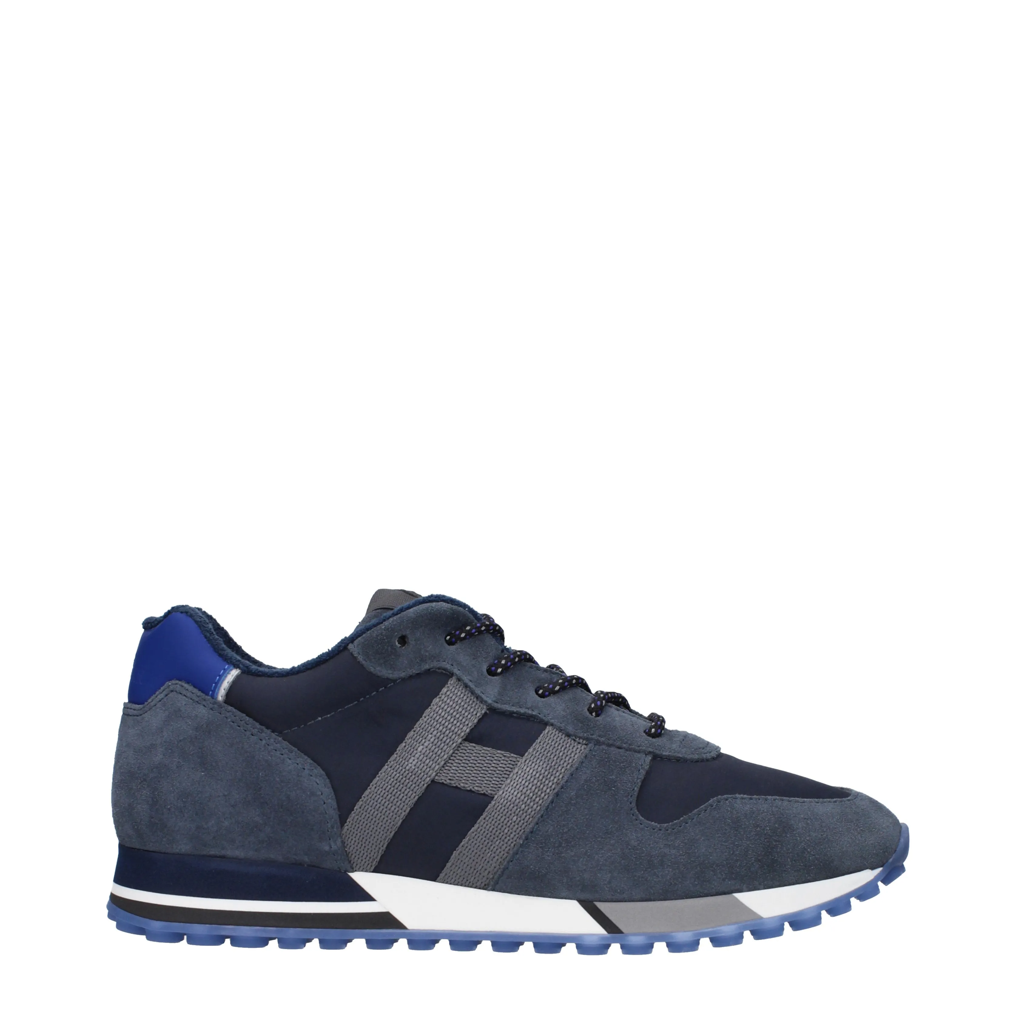 Hogan Sneakers Uomo Tessuto Blu/Blu Elettrico