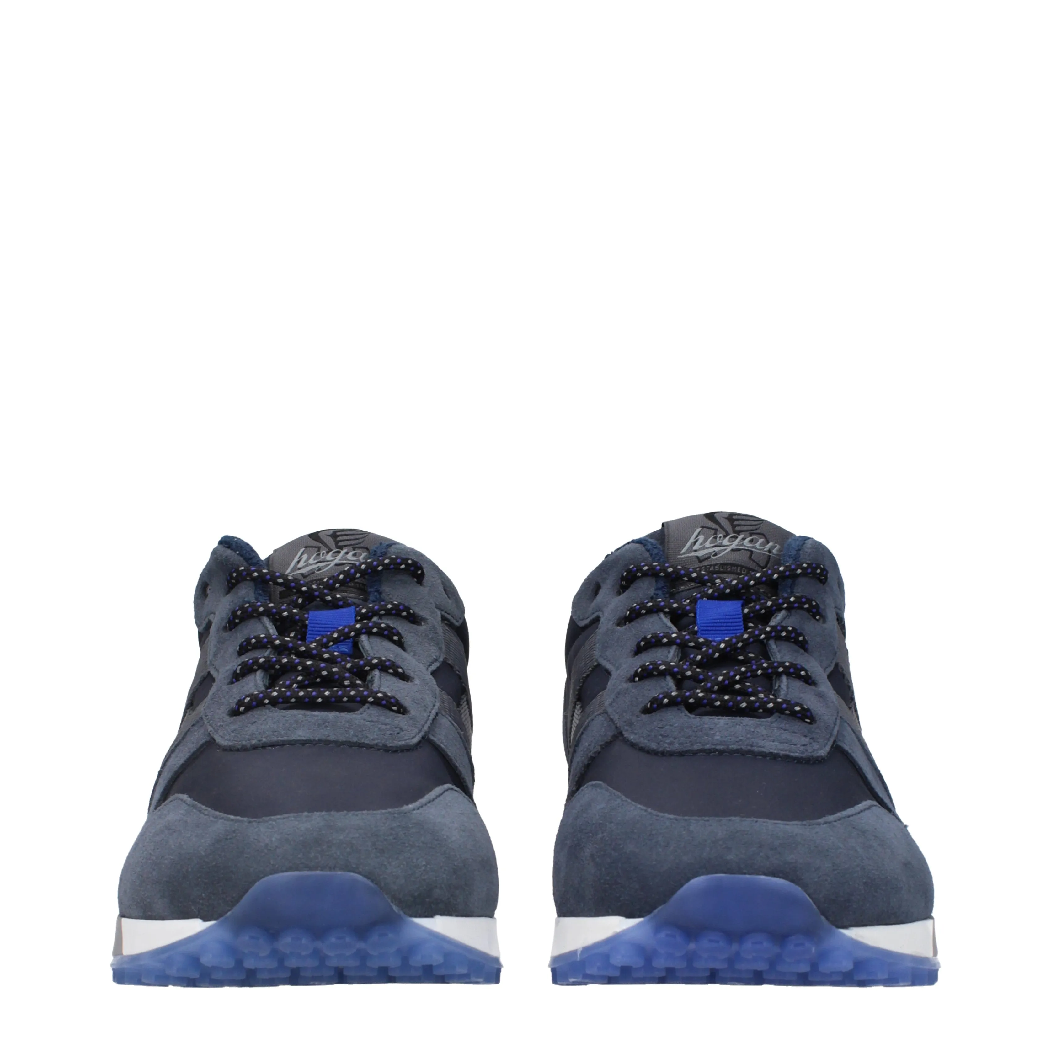 Hogan Sneakers Uomo Tessuto Blu/Blu Elettrico