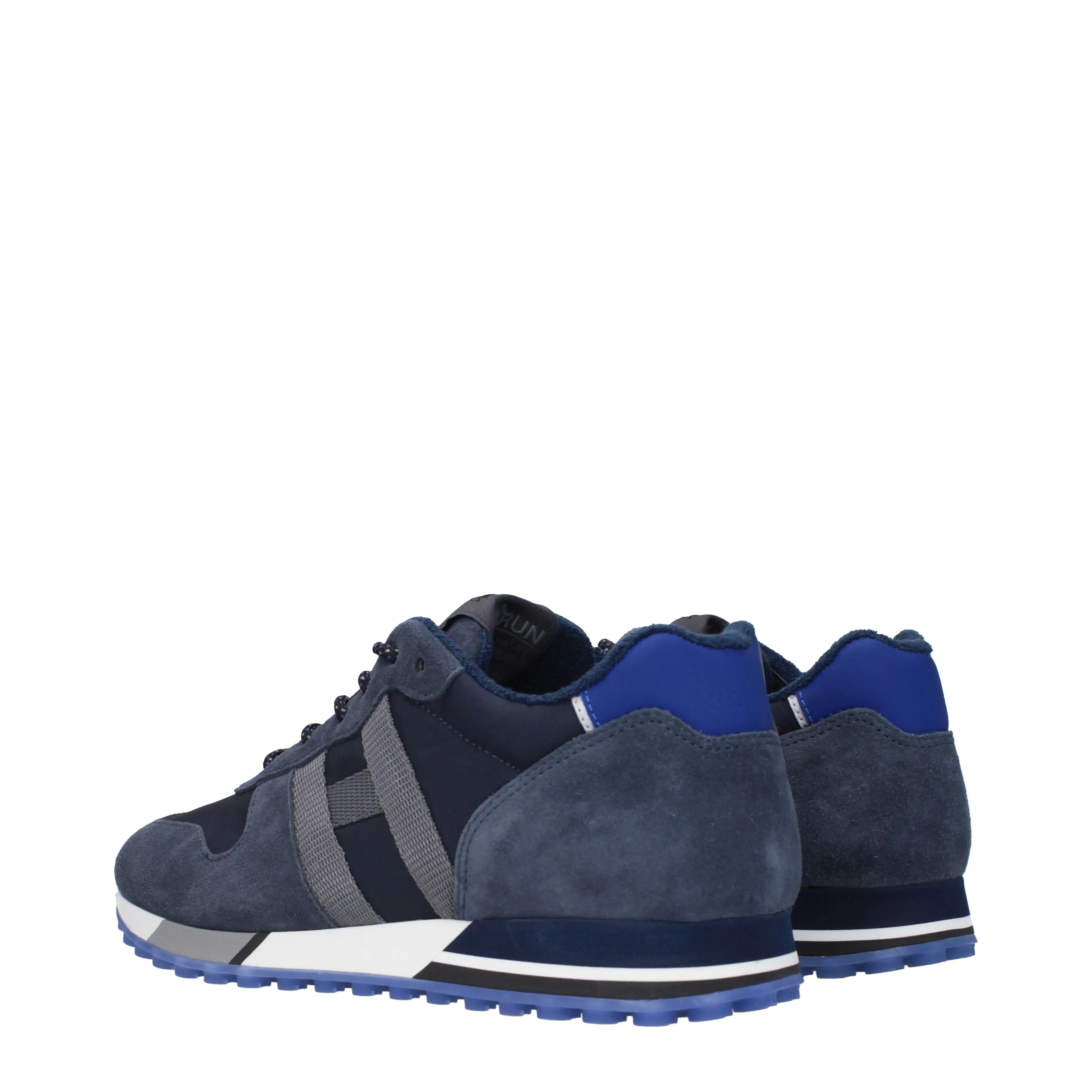 Hogan Sneakers Uomo Tessuto Blu/Blu Elettrico