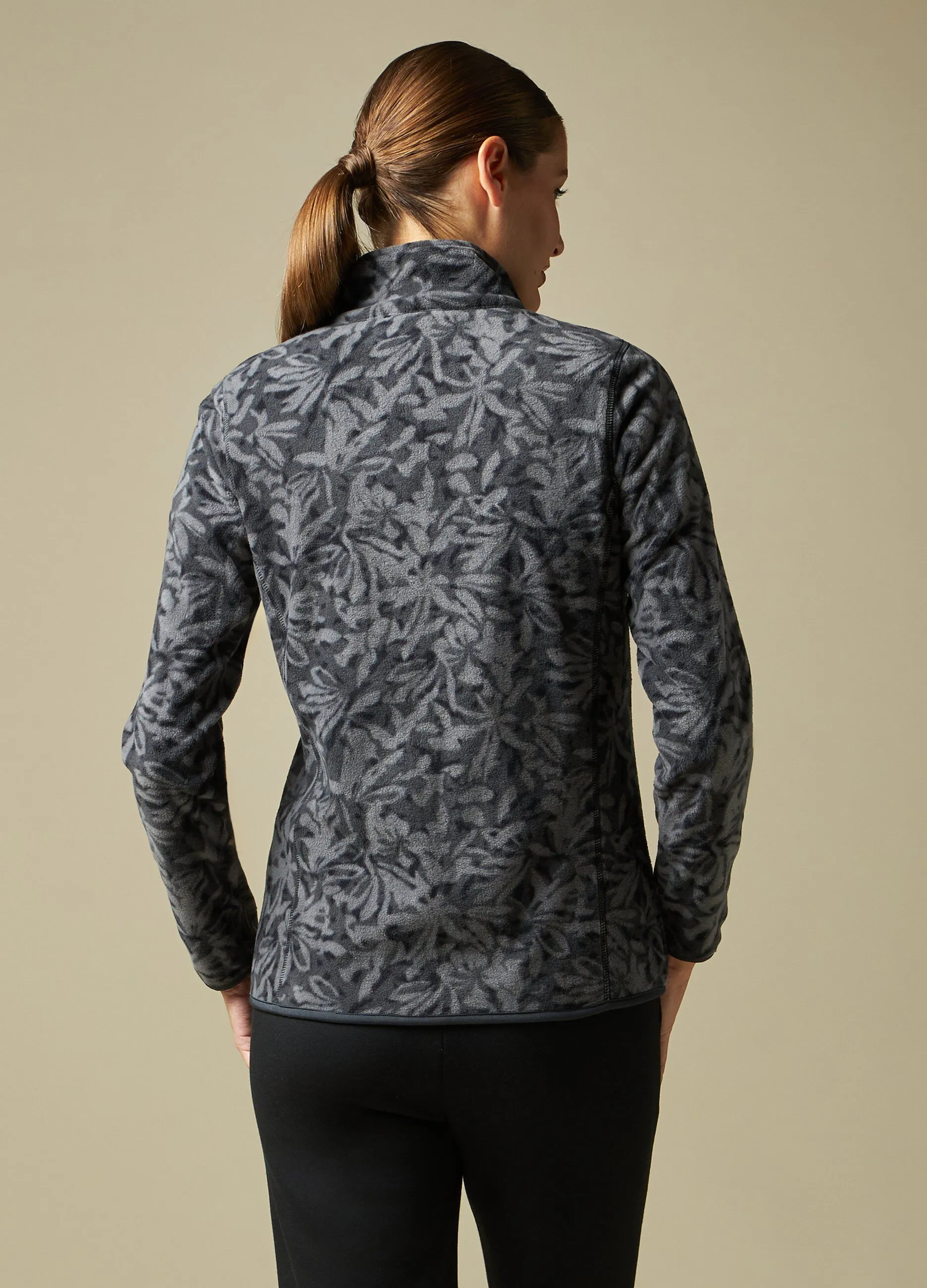HOLISTIC  Felpa in pile full zip donna