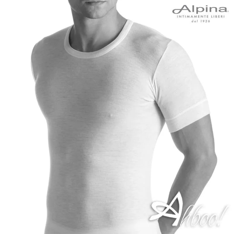  Intimo Alpina Maglia intima uomo pura lana vergine leggera Alpina 910 Conf. 3PZ