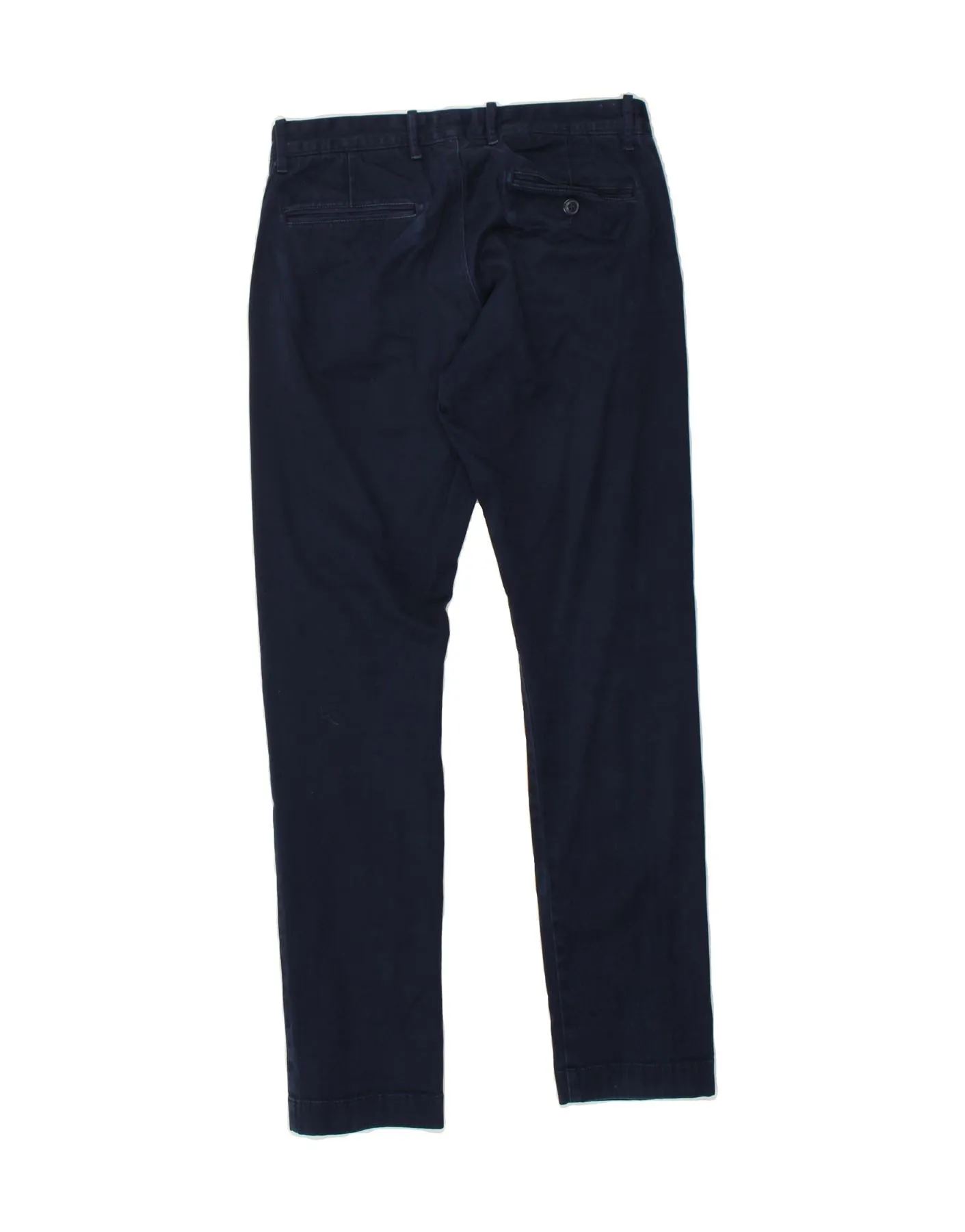 J. CREW Mens Slim Chino Trousers W29 L32 Navy Blue Cotton