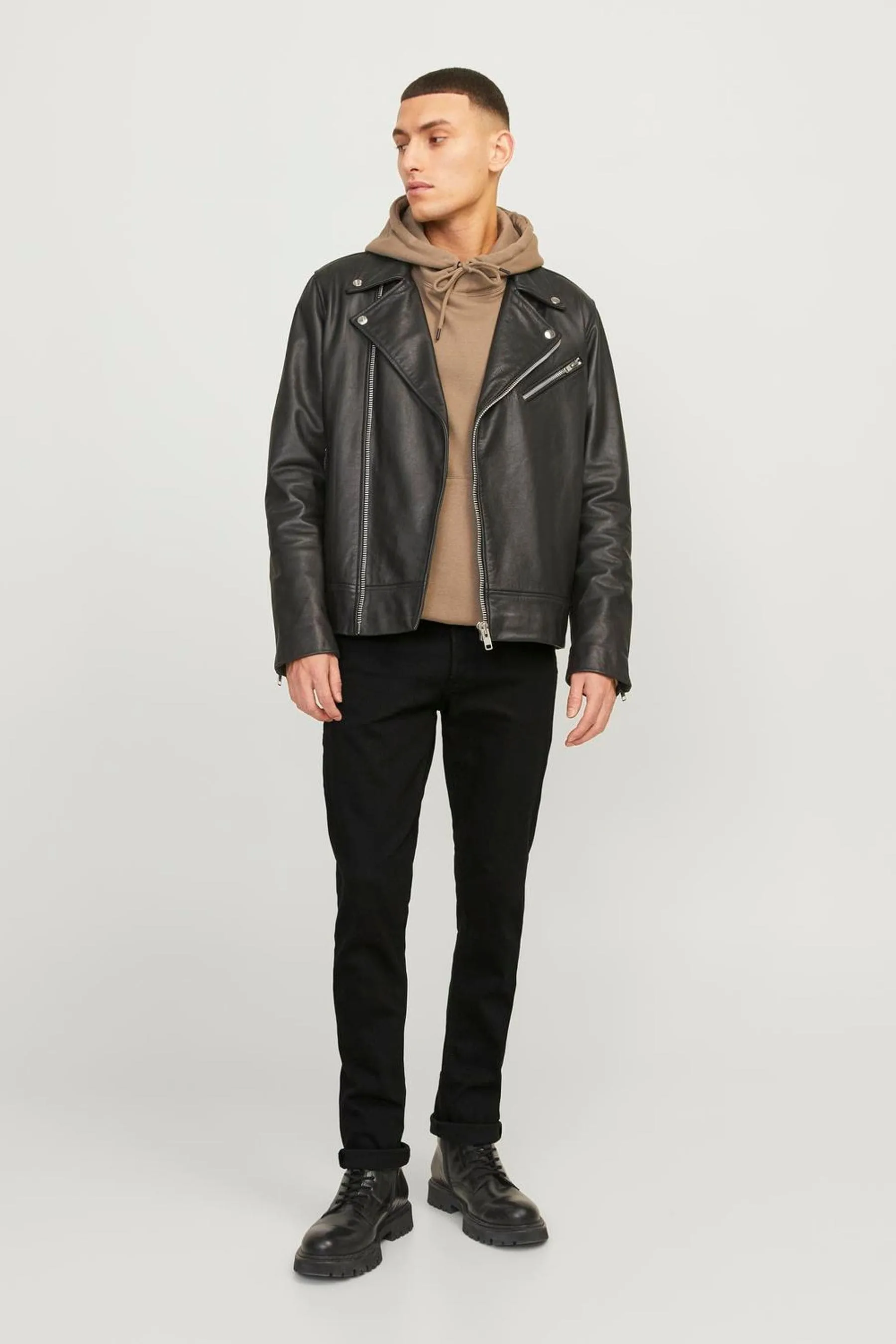JACK & JONES - Glen - Jeans slim stretti in fondo