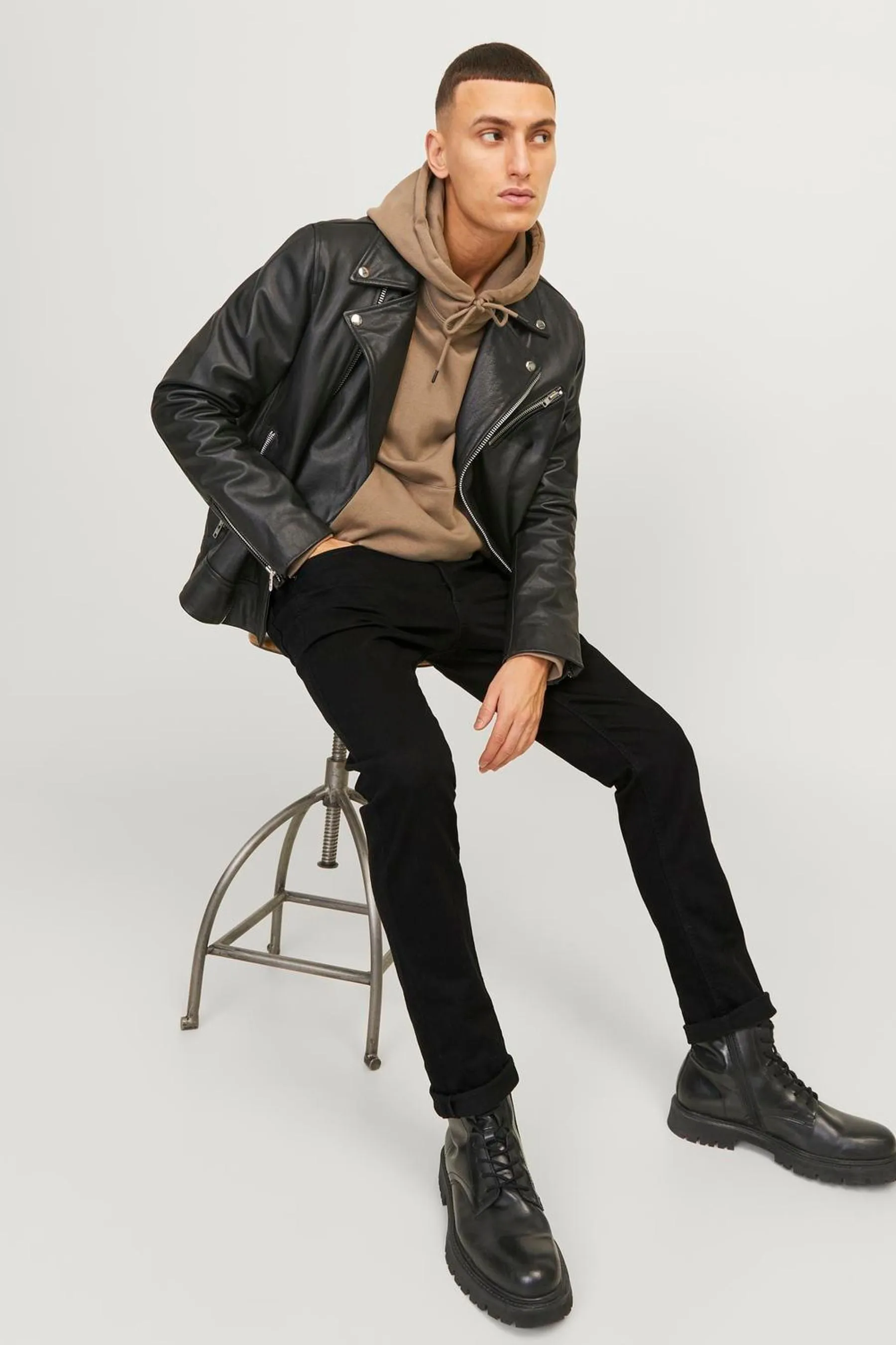 JACK & JONES - Glen - Jeans slim stretti in fondo