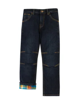 JEANS BAMBINO IN COTONE BIOLOGICO "LUMBERJACK"