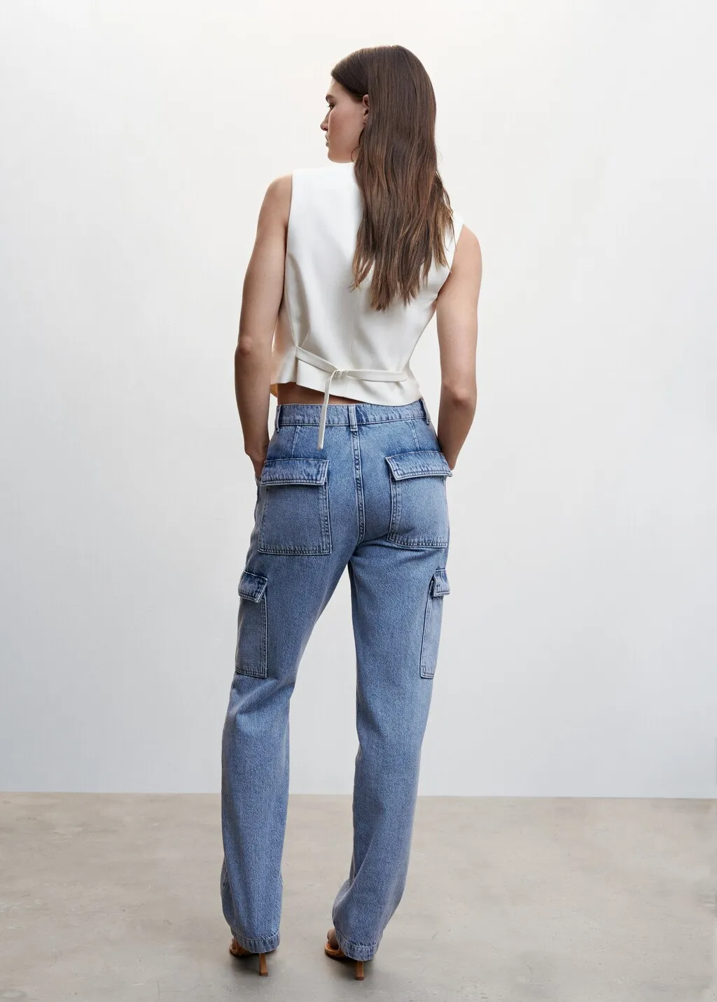 Jeans cargo tasche