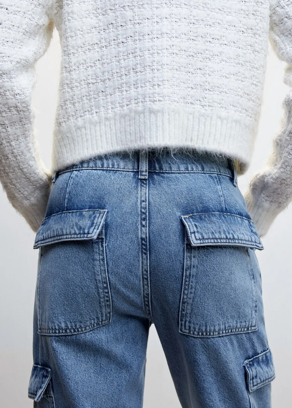 Jeans cargo tasche