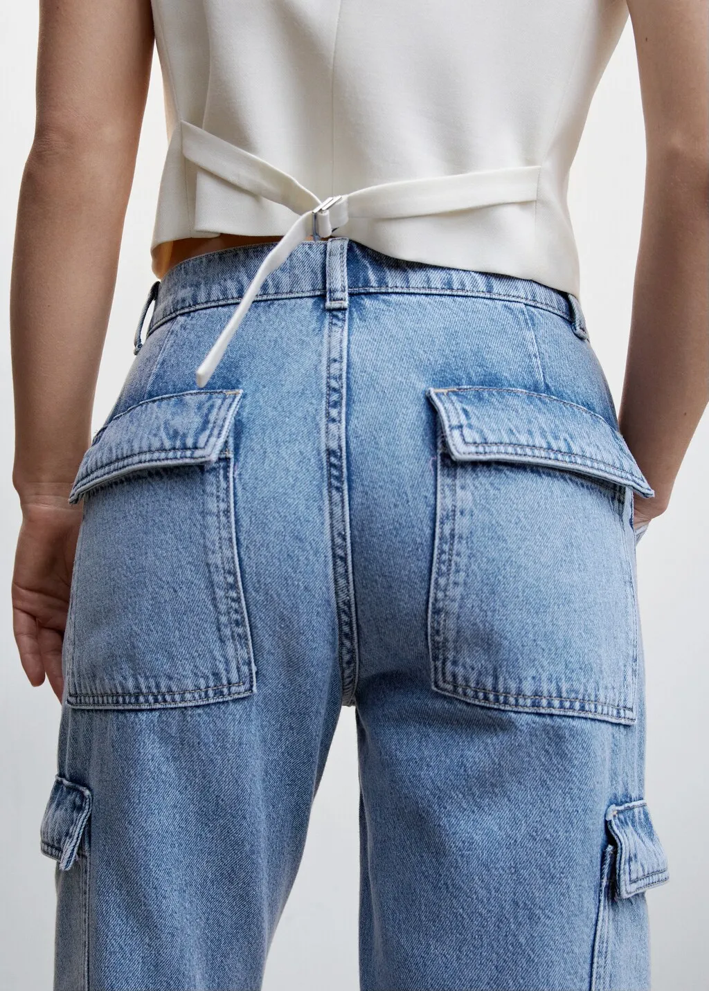 Jeans cargo tasche