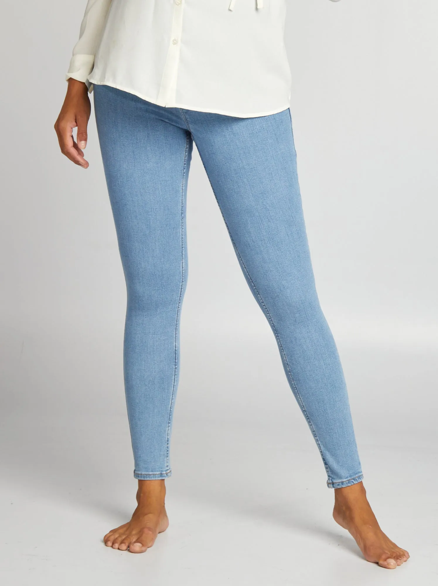 Jeans premaman superstretch - blu