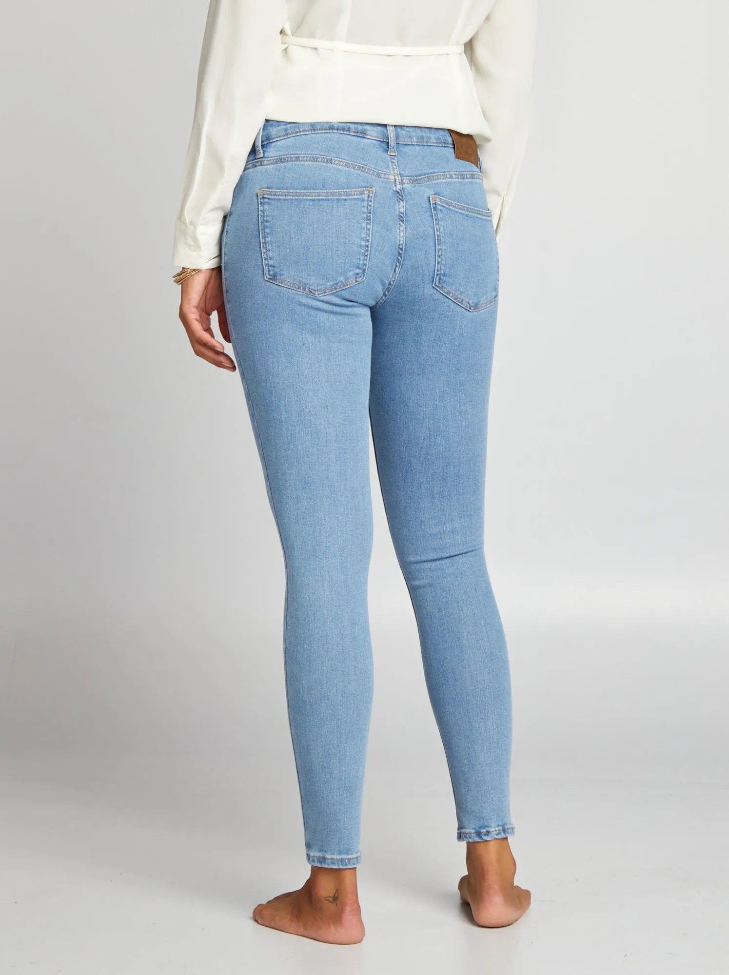 Jeans premaman superstretch - blu