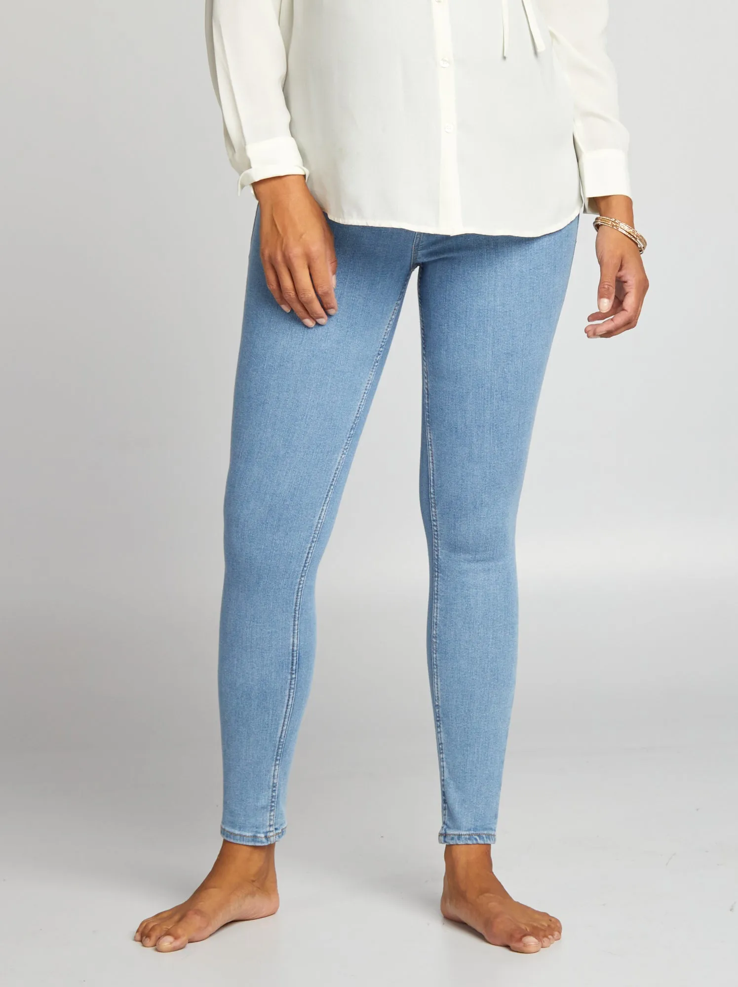 Jeans premaman superstretch - blu