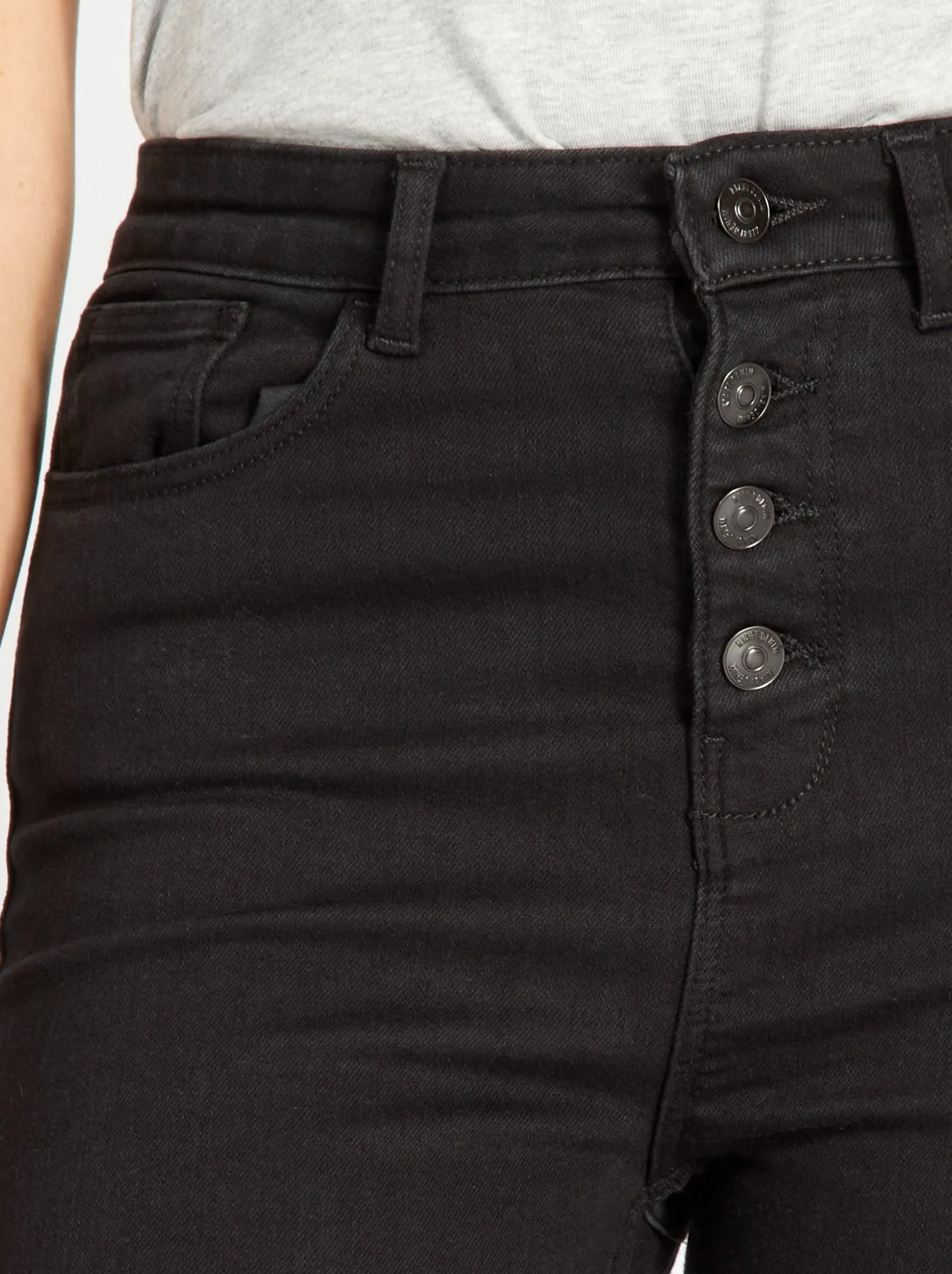 Jeans skinny a vita alta - NERO