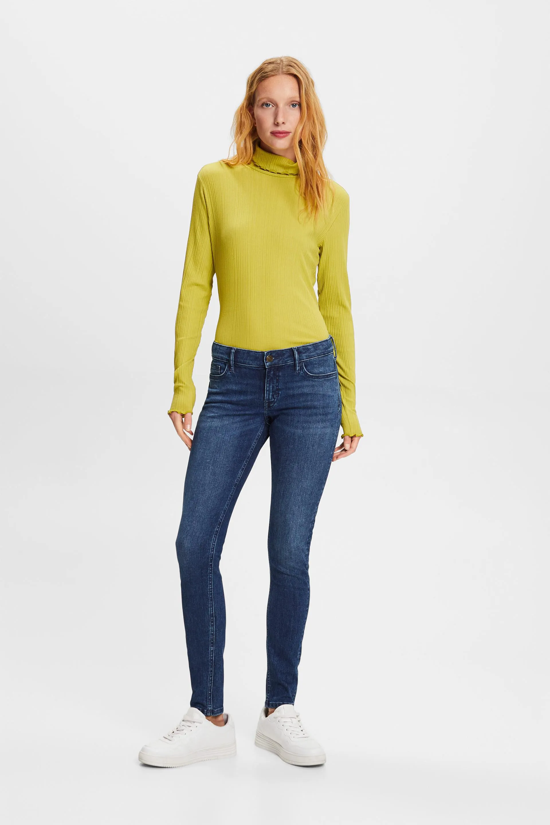 Jeans skinny a vita bassa