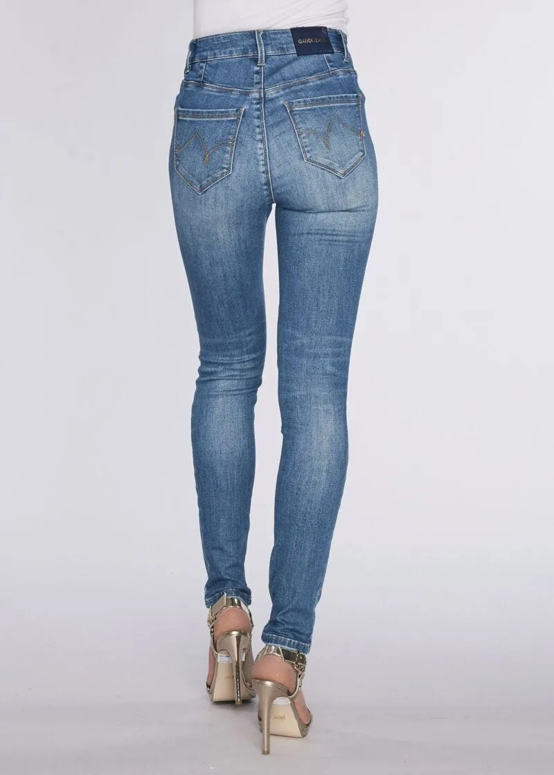 Jeans skinny in denim chiaro