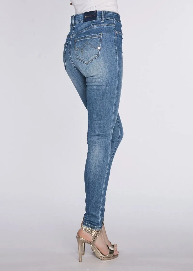 Jeans skinny in denim chiaro