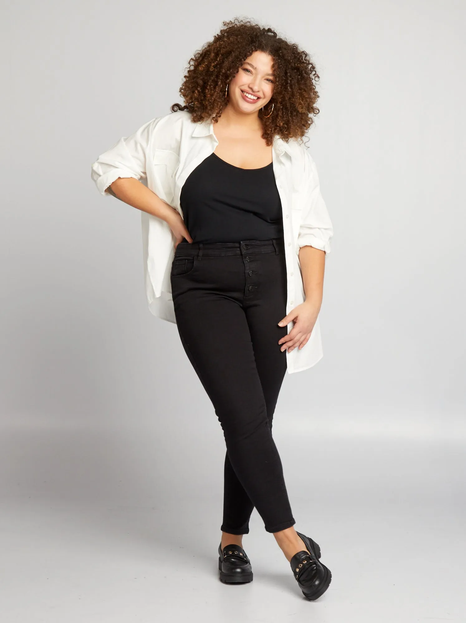 Jeans skinny L28 - NERO