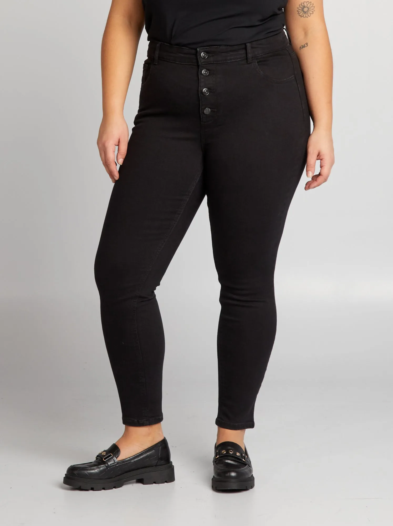 Jeans skinny L28 - NERO