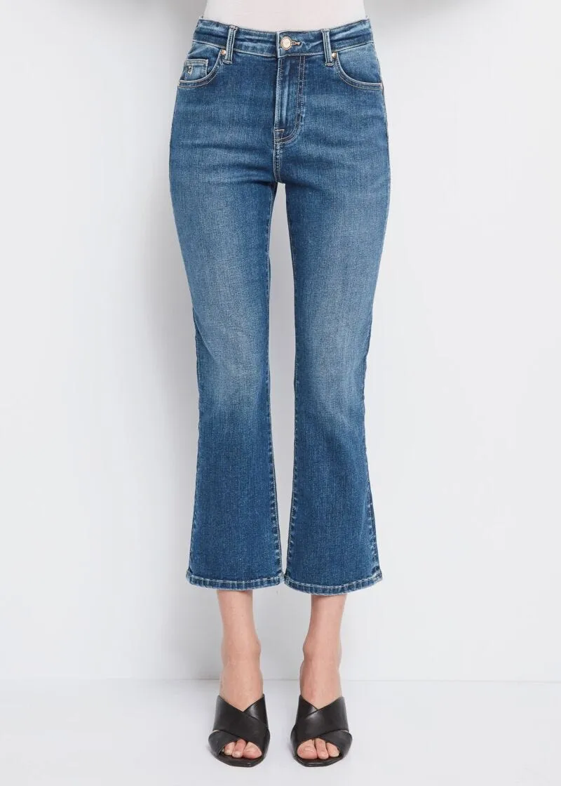 Jeans straight cropped