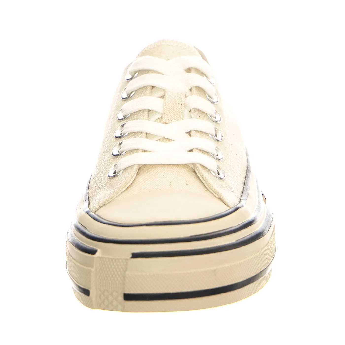 Jeffrey Campbell Endorphin Dark Cream Canvas - Scarpe Donna Beige    