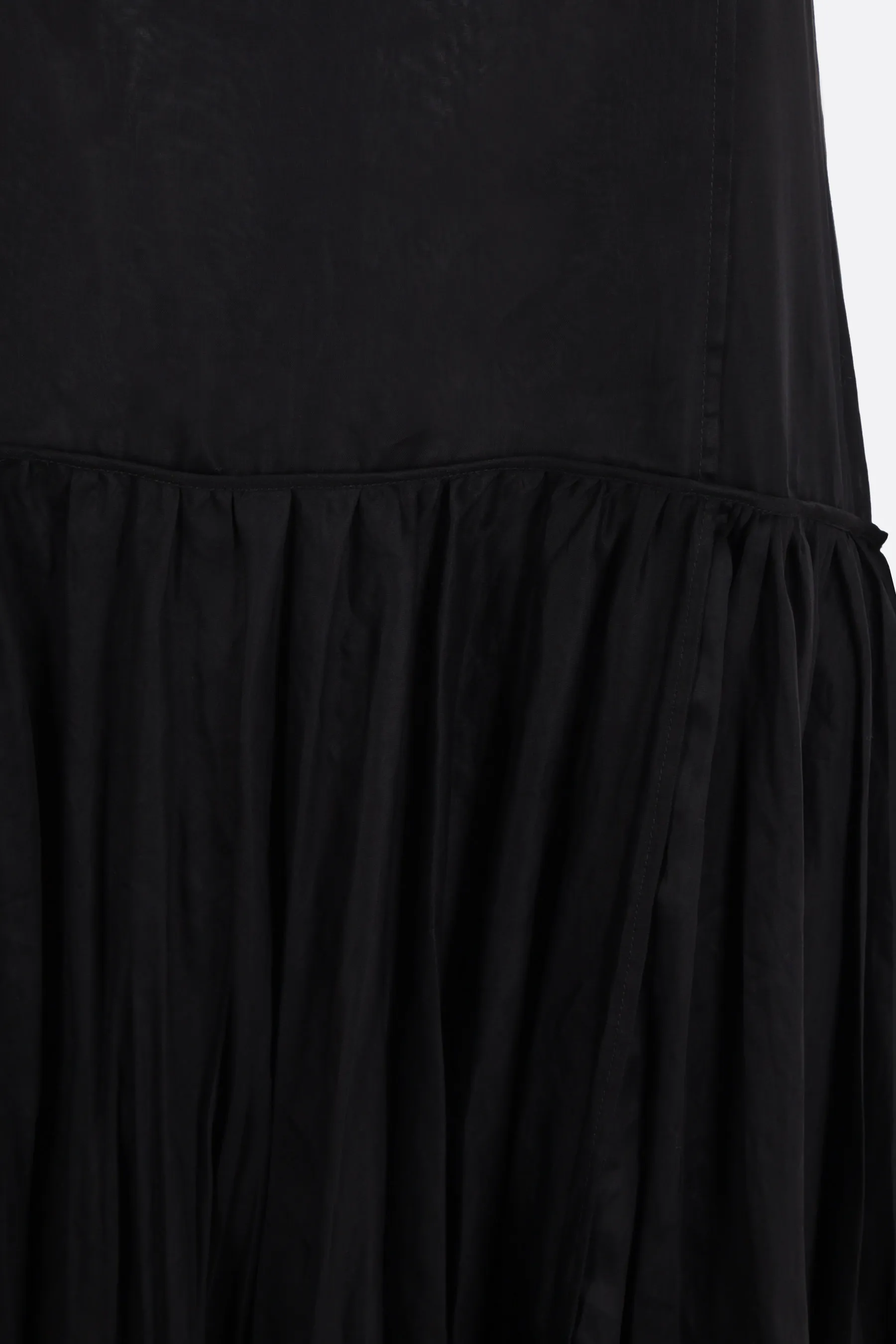 JIL SANDER abito in mussola plissé