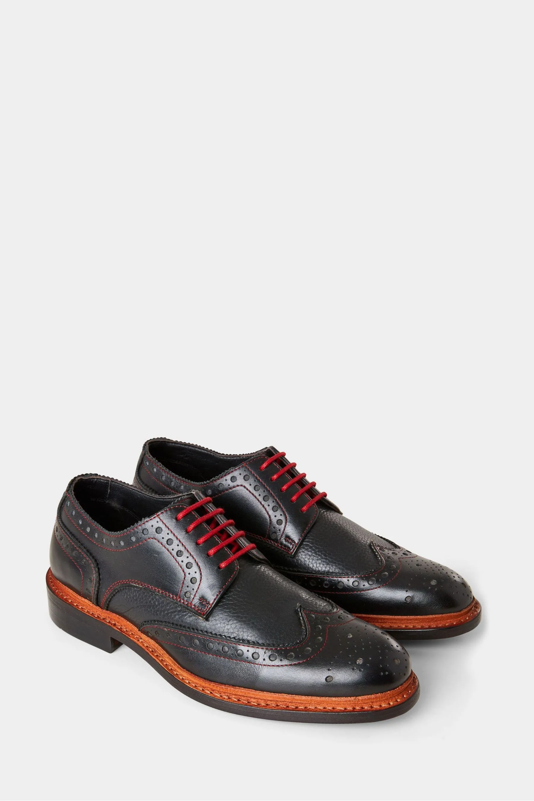 Joe Browns - Scarpe brogue in pelle con cinturini a mano