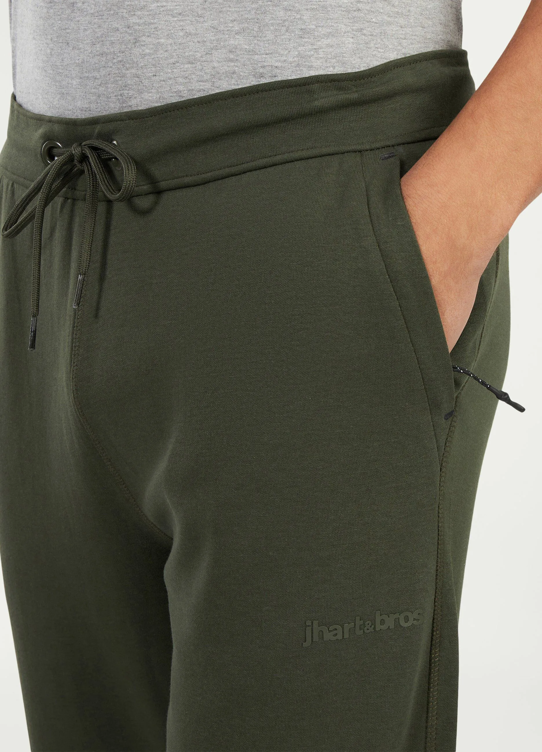 Joggers in felpa di cotone uomo