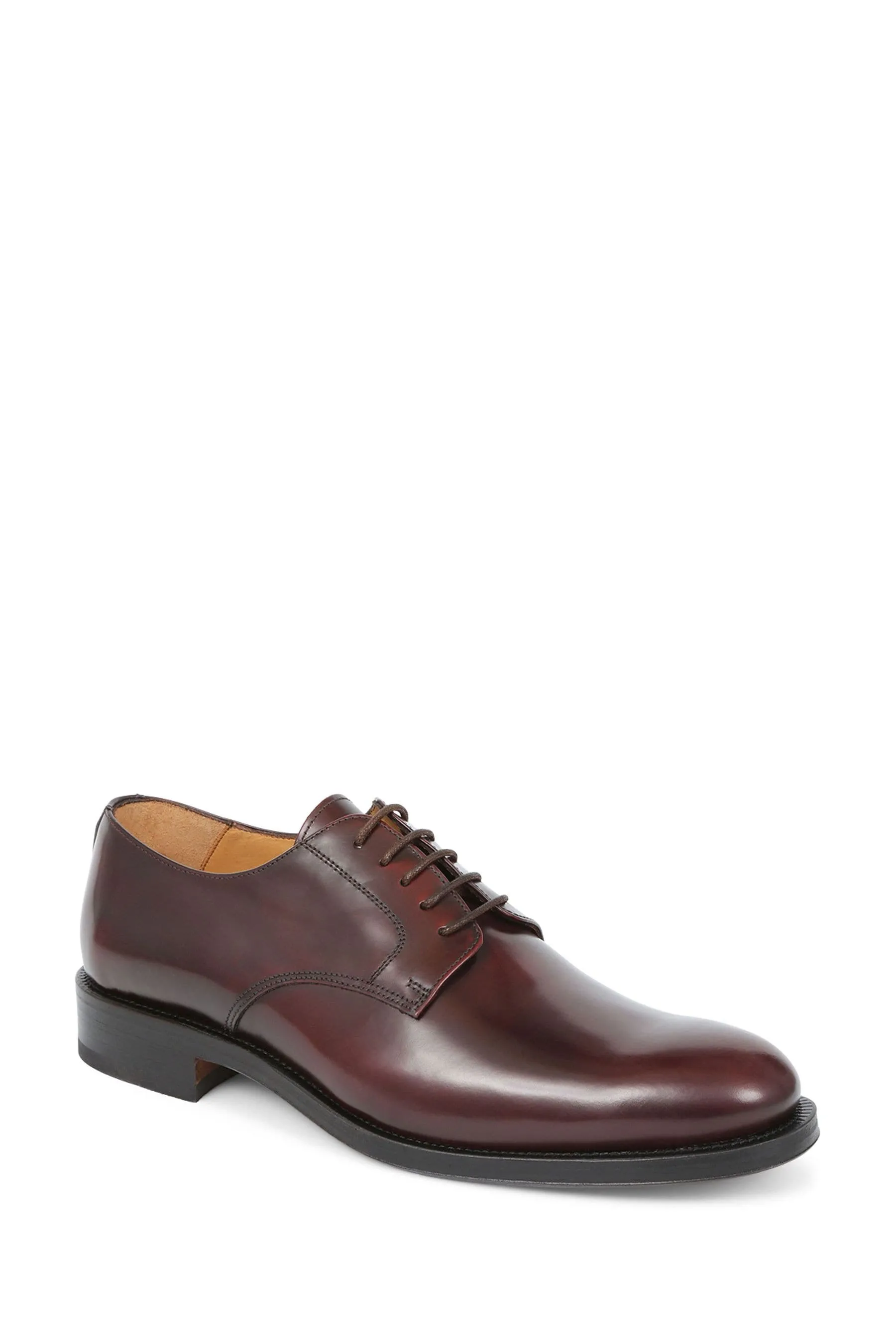 Jones Bootmaker Cambridge - Marrone Derby in pelle lucidata - Scarpe