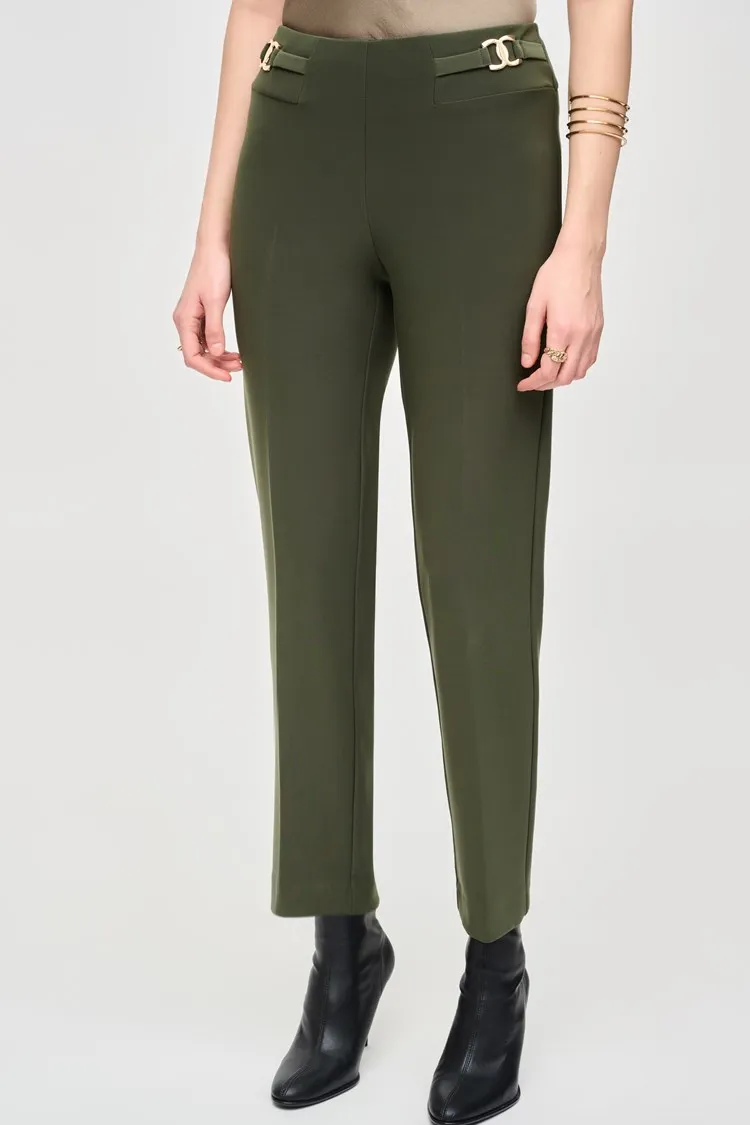 JOSEPH RIBKOFF pantalone donna gamba dritta seta doppiata 233180F24