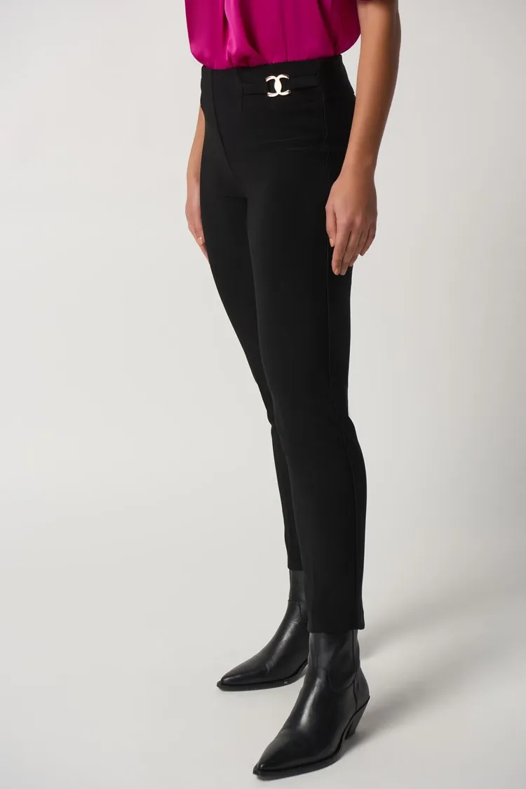 JOSEPH RIBKOFF pantalone donna gamba dritta seta doppiata 233180F24