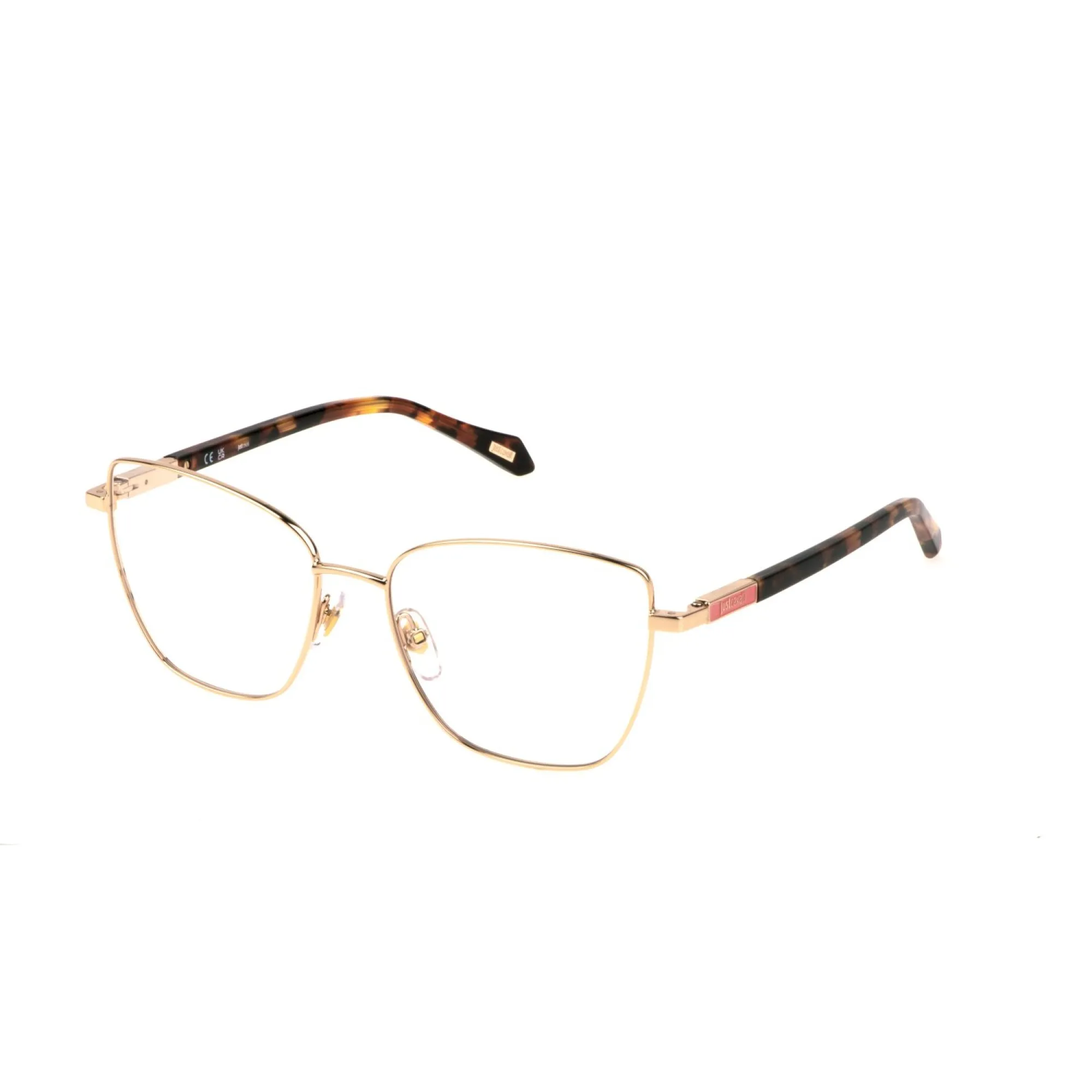   Just Cavalli VJC055 - 0300 Oro Rosa Lucido Totale | Occhiale Da Vista Donna 