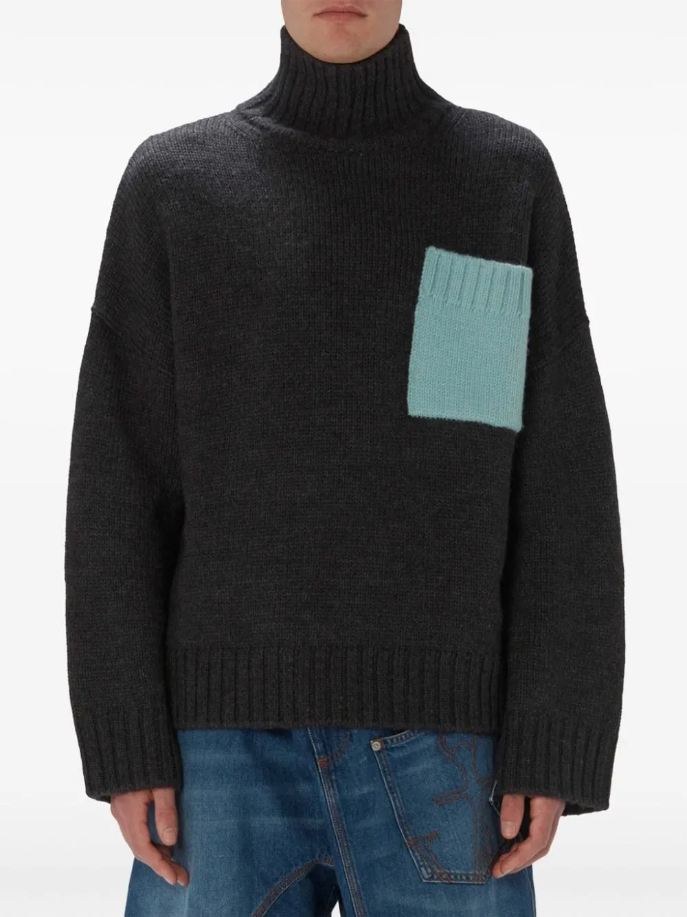 JW Anderson-Maglione con logo Anchor