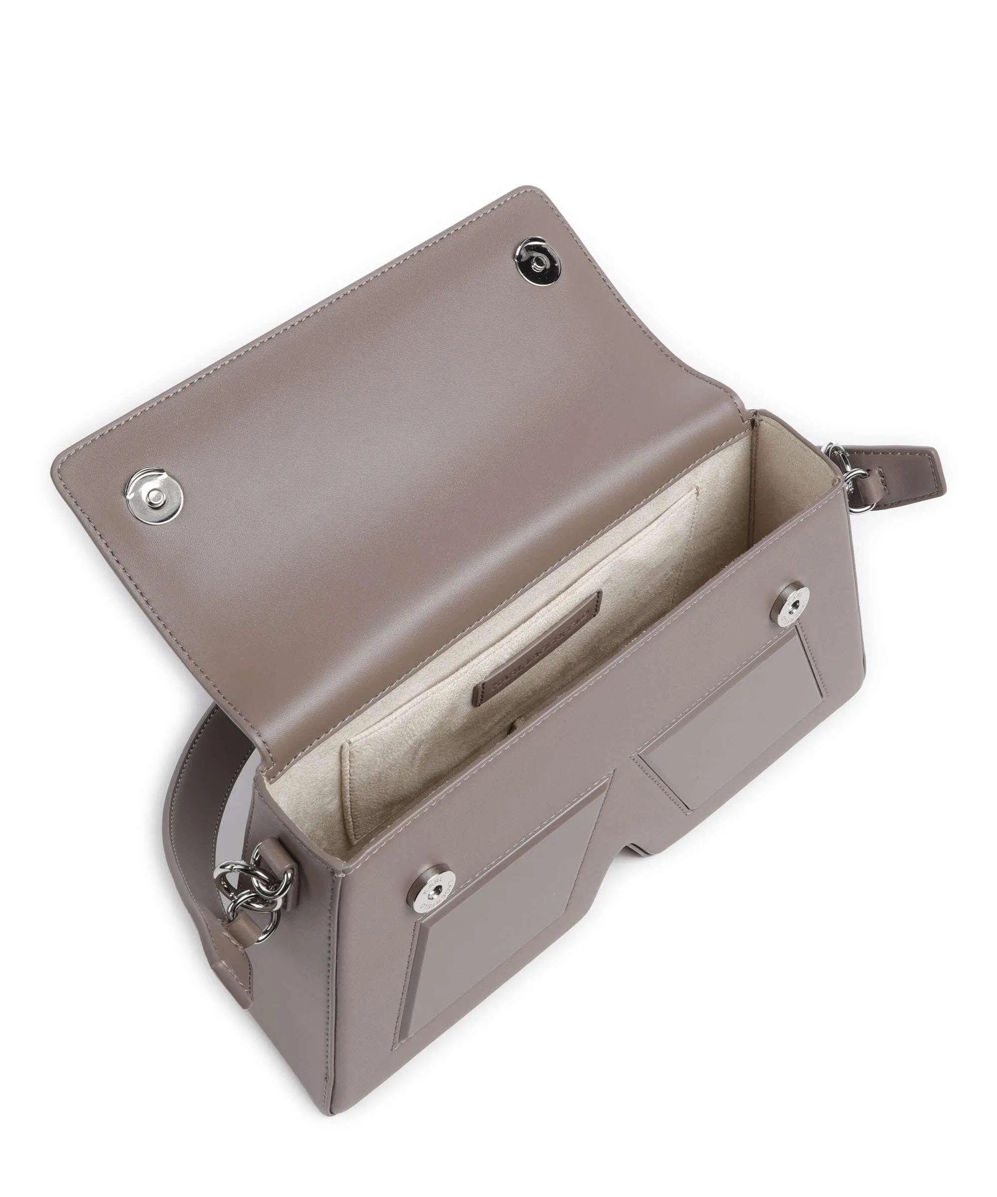 Karl Lagerfeld Ikon K Borsa a spalla pelle riciclato, poliuretano grigio  