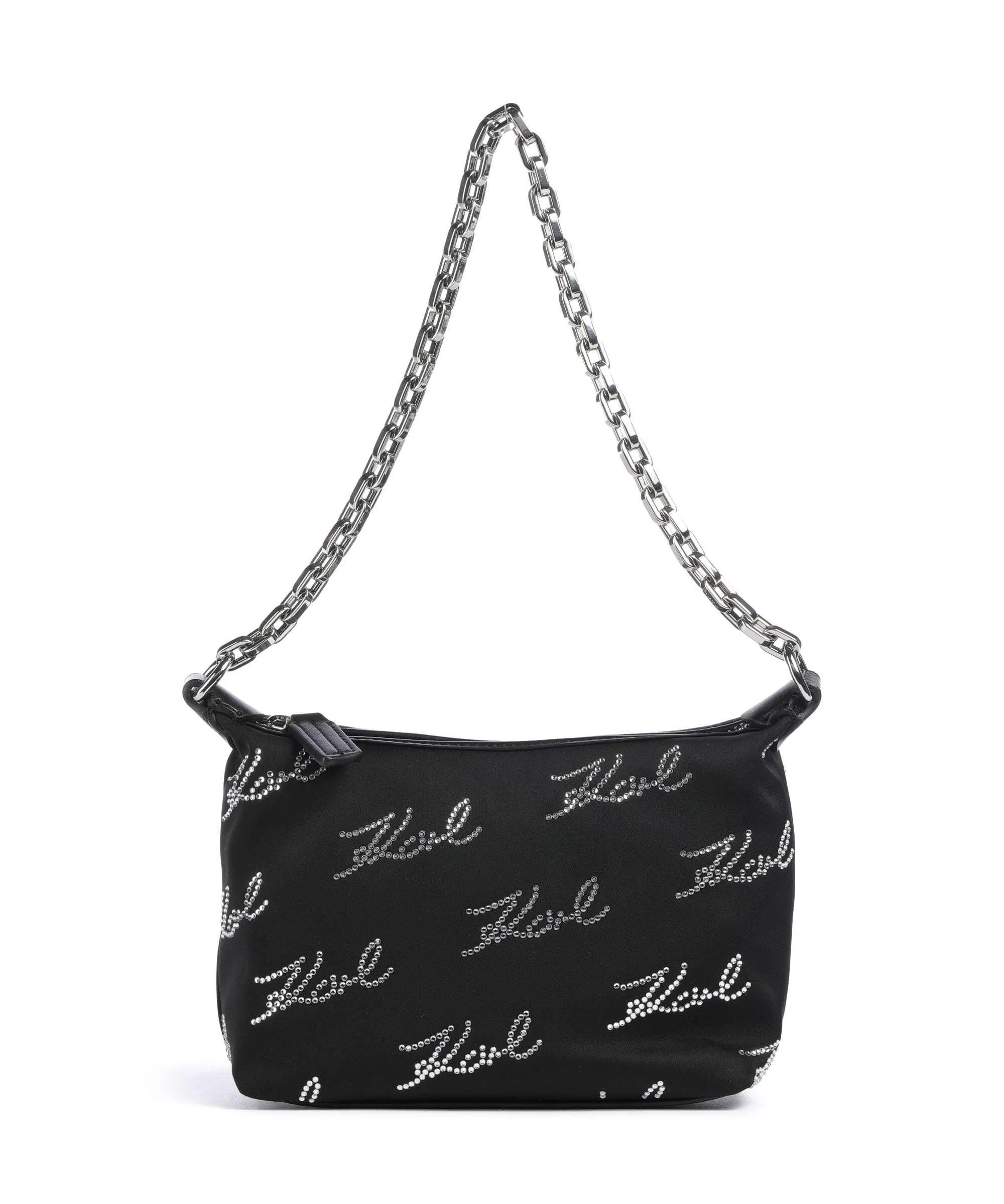  Karl Lagerfeld K/Evening Borsa a spalla poliestere, pelle sintetica nero  