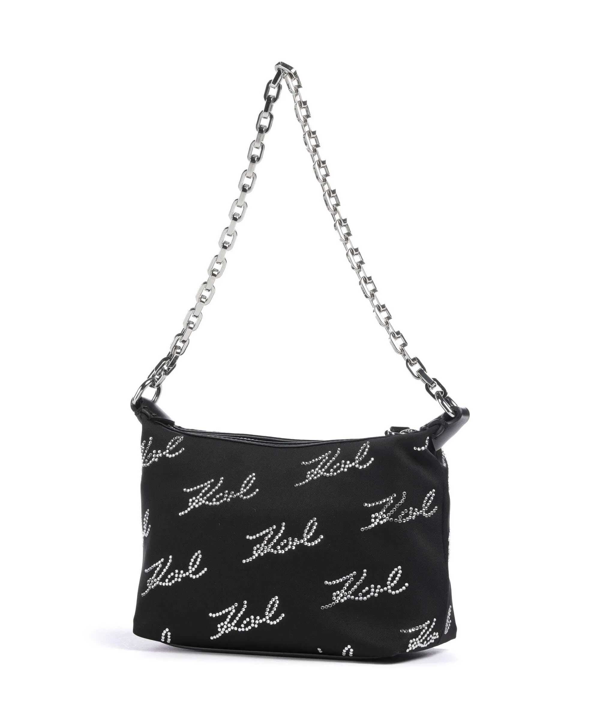  Karl Lagerfeld K/Evening Borsa a spalla poliestere, pelle sintetica nero  