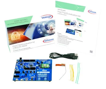 Kit di valutazione Infineon PSoC 62S2 Evaluation Kit, 150MHz, Bluetooth, WiFi