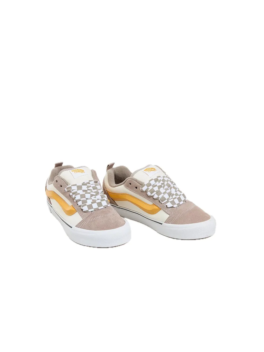 Knu Skool Mega Check Gray Marshmallow
