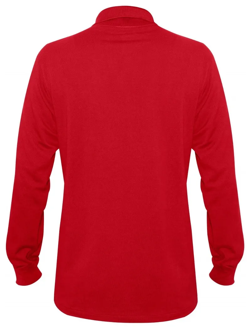 LACOSTE polo manica lunga uomo L1312 rosso rouge