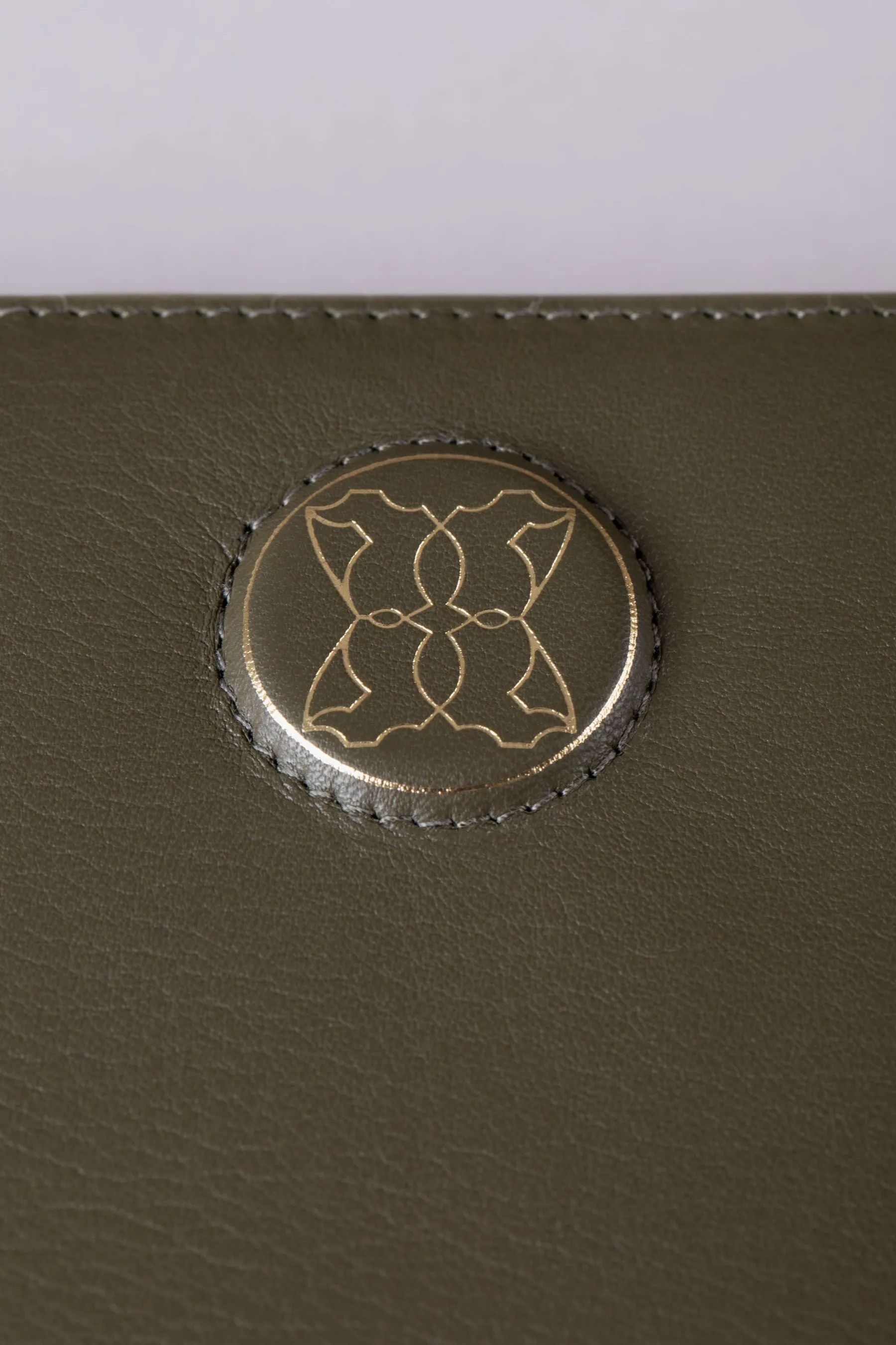 Lakeland Leather Large Icon Embossed Zip Purse    