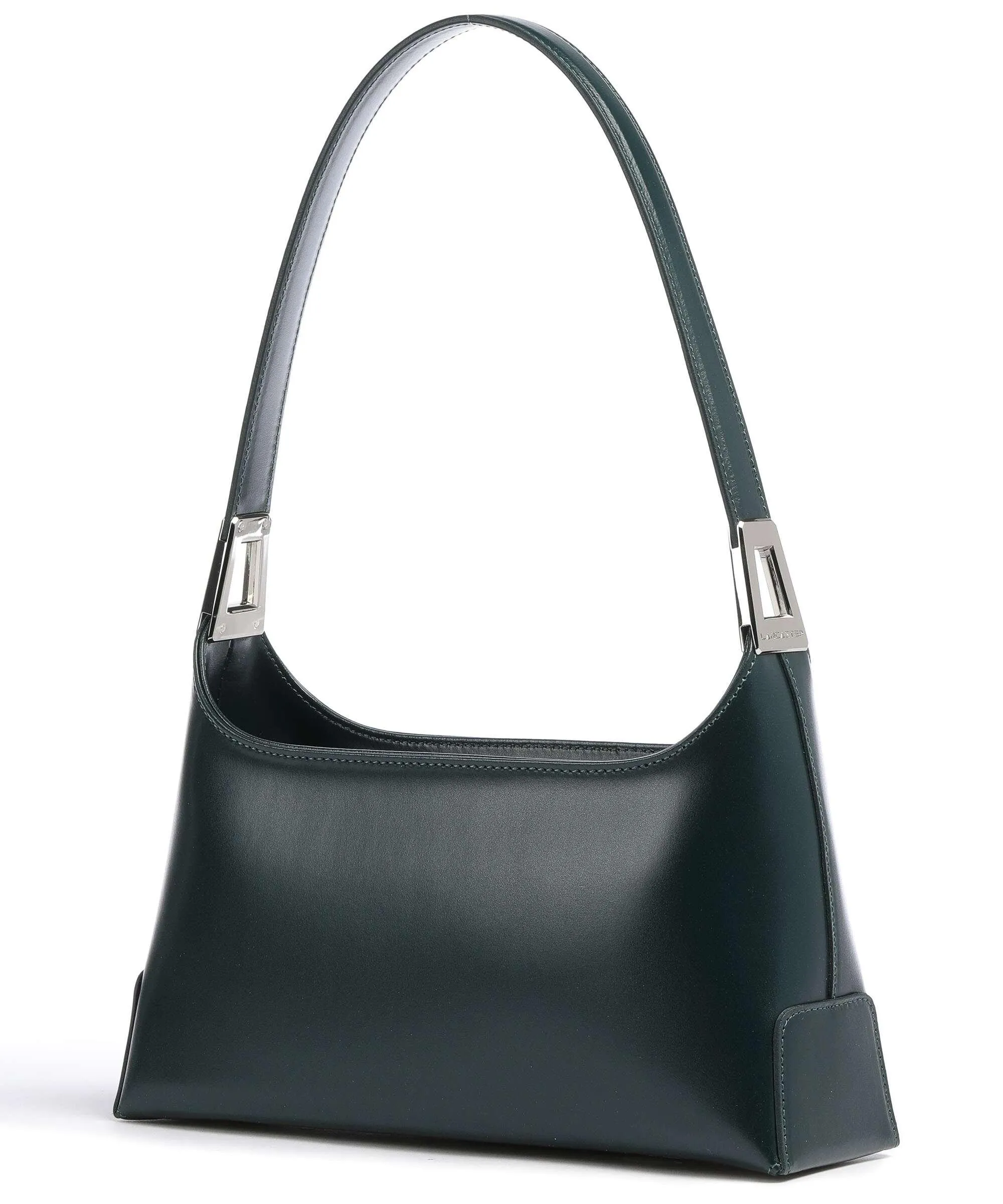  Lancaster Suave Ace Borsa a spalla pelle di vacchetta liscia verde scuro  