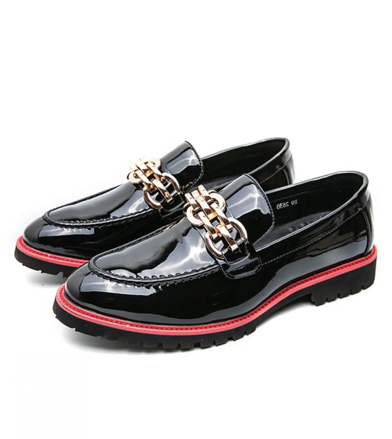 Leather Designer Brand Luxury Men Casual Office Bussiness Stylist Mocassini neri Mocassini da uomo Abito da sposa italiano Mal
