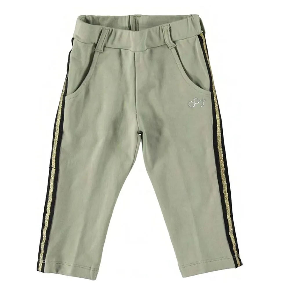 leggings con bande laterali 5u224 neonata dodipetto 