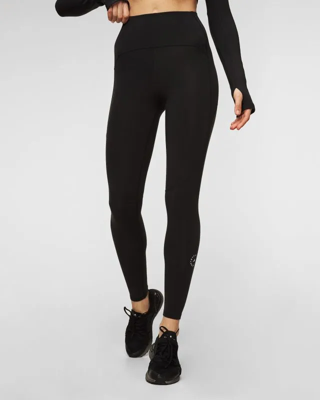 Leggings neri da donna Stella McCartney Asmc Tst 7/8