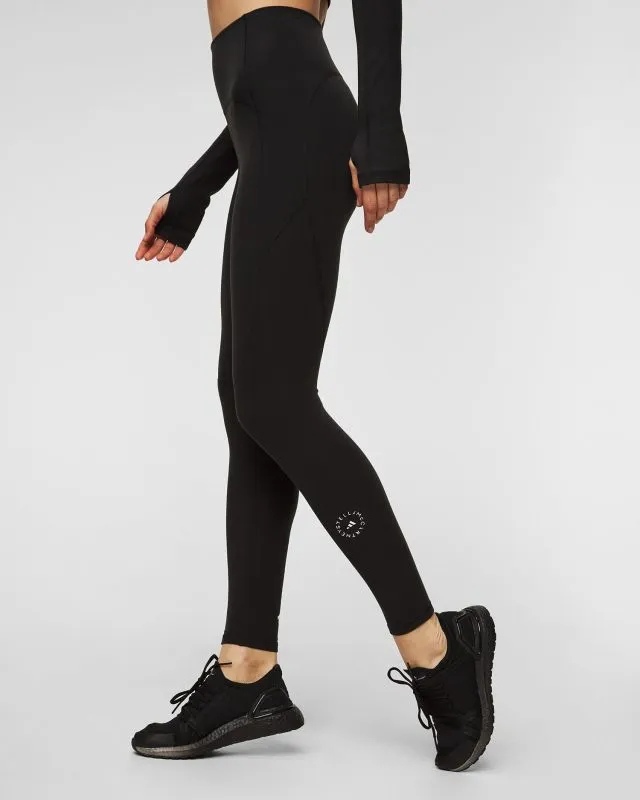 Leggings neri da donna Stella McCartney Asmc Tst 7/8